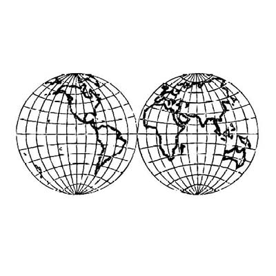 Штамп "Карта мира"