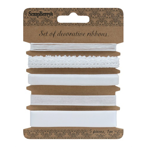 Набор лент Scrapberrys "Белые"