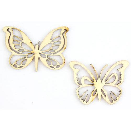 Вырубка деревянная Scrapberrys "Бабочки 3*4см"