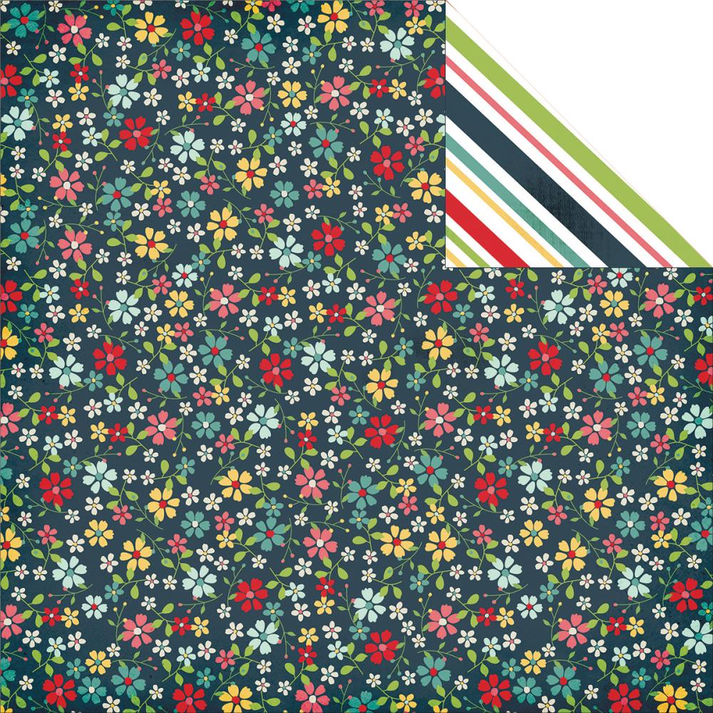 Двусторонняя бумага Simple Stories "Homespun", #4 (SS85)