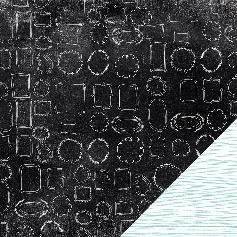 Двусторонняя бумага Studio Calico "Printshop",Framed (SC28)