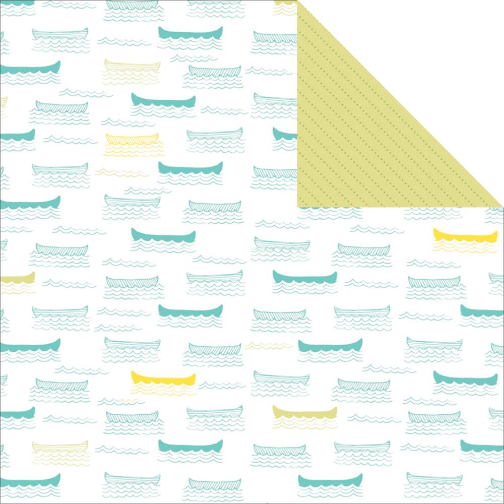 Двусторонняя бумага Studio Calico "Wanderlust",Riverbank (SC31)