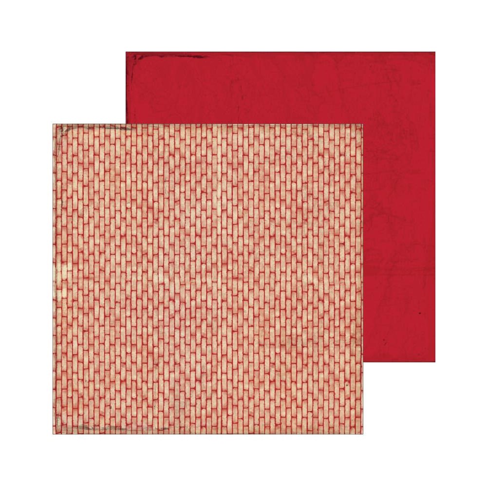 Двусторонняя бумага для скрапбукинга Authentique "Abroad", Worldwide (AU74)