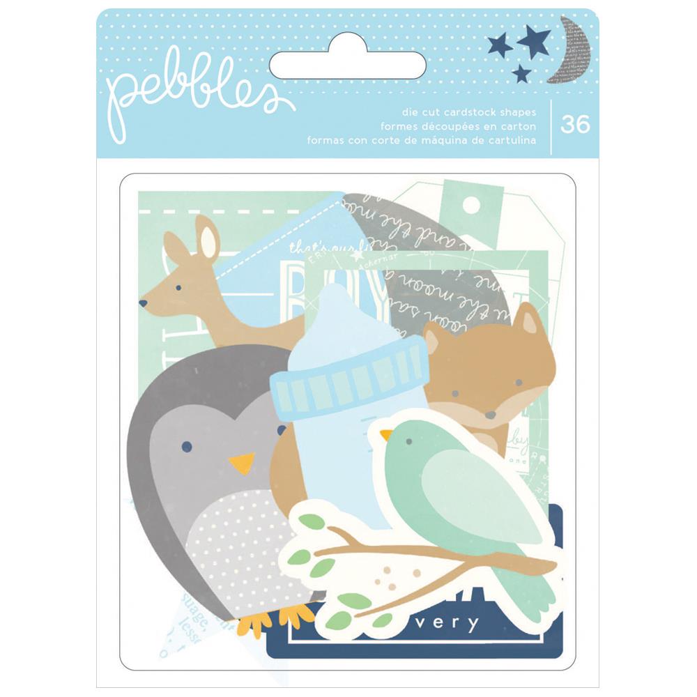 Набор вырубки из картона Pebbles "Special Delivery Boy"