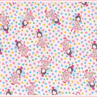 Ткань лоскутная 50 х 55 см "4506", принцессы