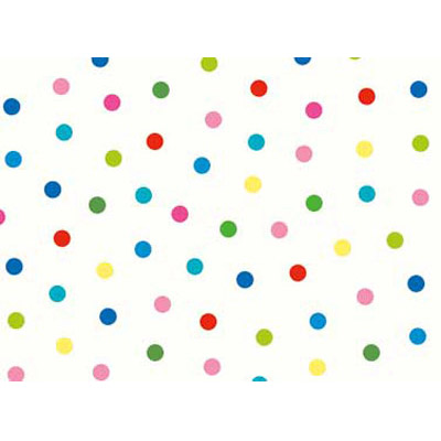 Ткань лоскутная 50 х 55 см "CALYPSO 4340", разноцветные горошки