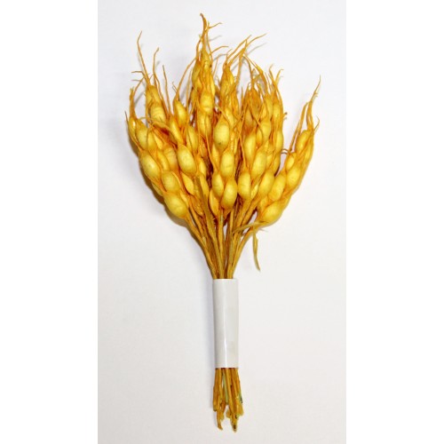 Декоративный букетик "Колоски"Оранжевый. Рукоделие.