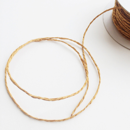 Шнур бумажный 1 мм, цвет коричневый