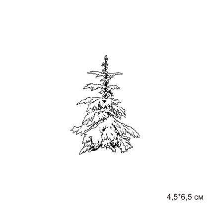 Штамп Stylish Stamps "Ёлка 03"