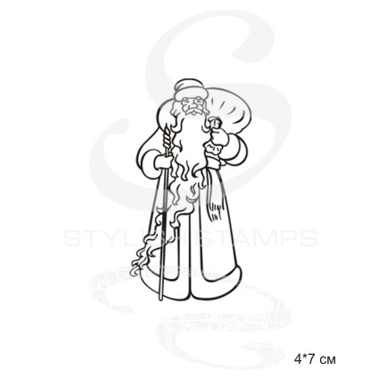 Штамп KatrinCraft "Дед Мороз"