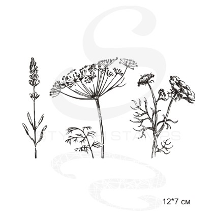 Штамп Stylish Stamps "Аптекарский огород"