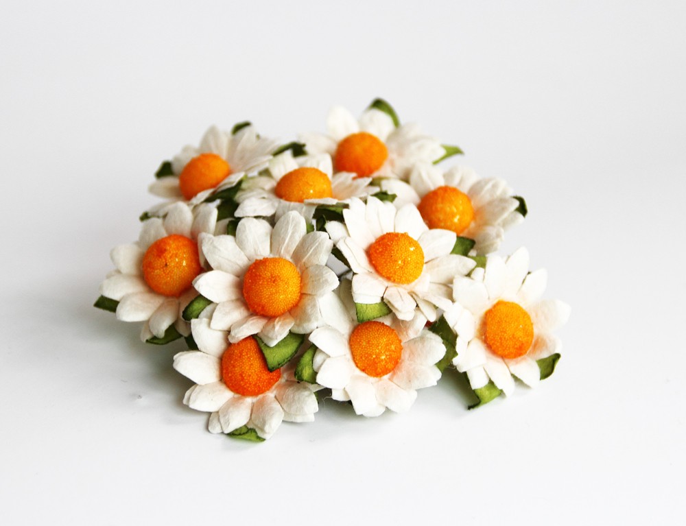 Букет ромашек 2,5 см, цвет белый