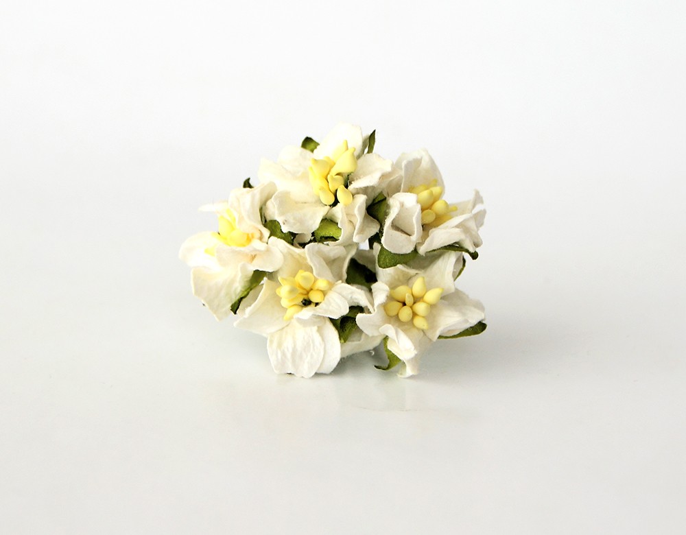 Букет мини-гардений 2,5 см, цвет белый