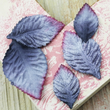 Набор бархатных листочков Prima "Heirloom", сталь