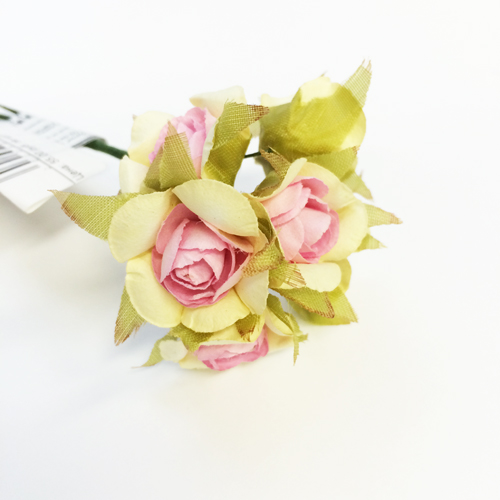 Букет роз "Ваниль с розовым", 6 шт