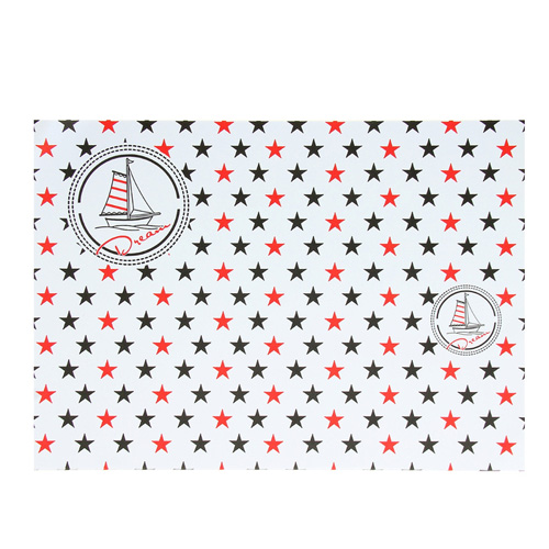 Бумага А4 "Парусник", звёзды (SL7)