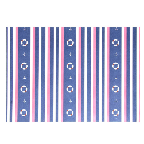 Бумага А4 "Морская", полоска (SL8)