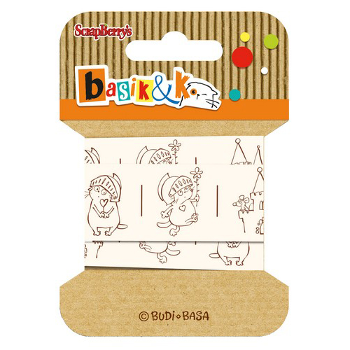 Лента Scrapberrys "Басик, Рыцарь"