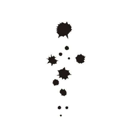 Штамп KatrinCraft "Клякса №07"