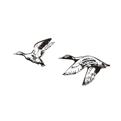 Штамп Stylish Stamps "Летящие утки"