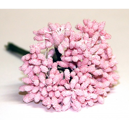 Декоративный букетик с МЕЛКИМИ крупинками. Цвет розовый. Рукоделие.