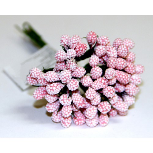 Декоративный букетик из С КРУПИНКАМИ. Цвет розовый. Рукоделие.