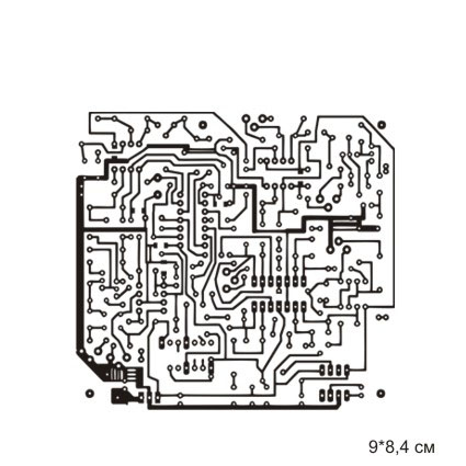 Штамп Stylish Stamps "Микросхема бол"