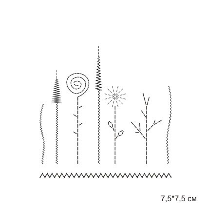 Штамп Stylish Stamps "Набор строчек № 02"