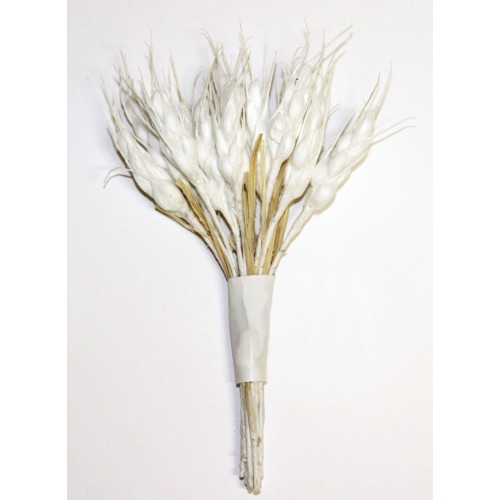 Декоративный "Колоски". цвет БЕЛЫЙ. Рукоделие