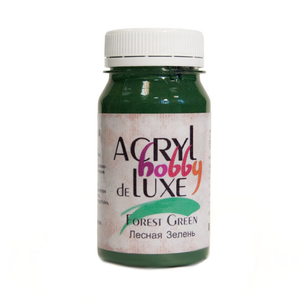 Акрил Хобби ДЕЛЮКС, цвет лесная зелень