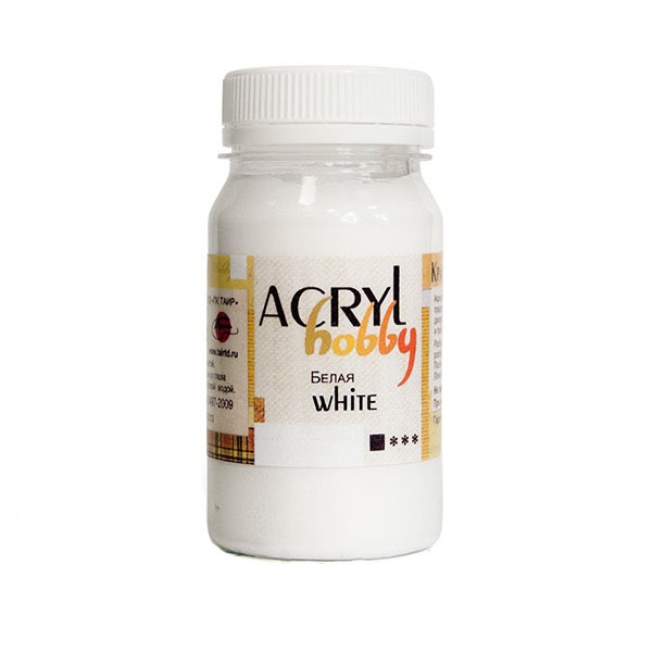 Акрил Хобби, цвет белый