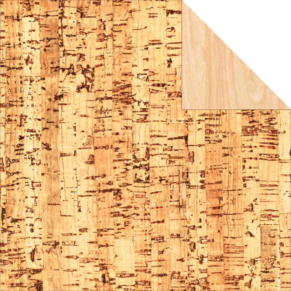 Двусторонняя бумага для скрапбукинга Kaisercraft"Base Coat" пробка (Kaiser243)