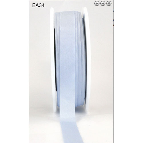 "Мятая" лента May Arts, цвет голубой.