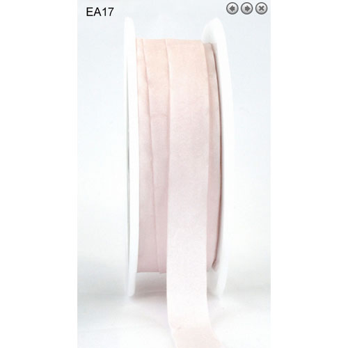 "Мятая" лента May Arts, цвет розовый