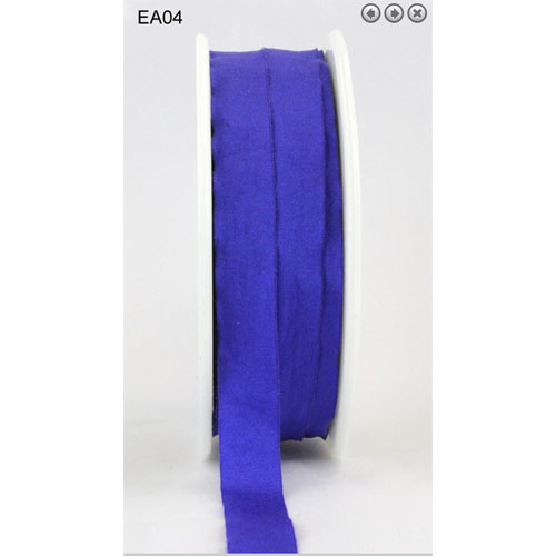 "Мятая" лента May Arts, цвет синий