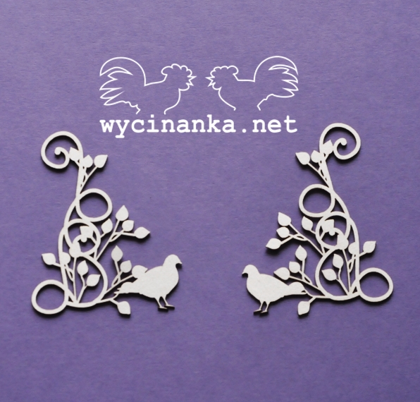 Вырубные элементы из чипборда "FINEZJA " декор