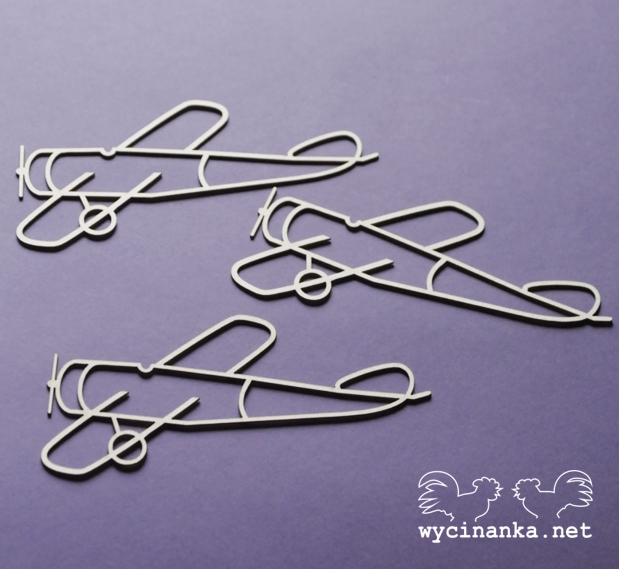 Вырубные элементы из чипборда "MAN'S WORLD" самолёты (441)