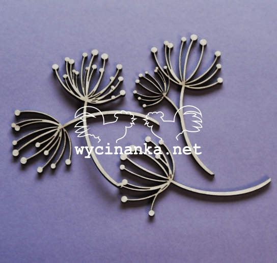 Вырубные элементы из дерева "Укропчики" (447)