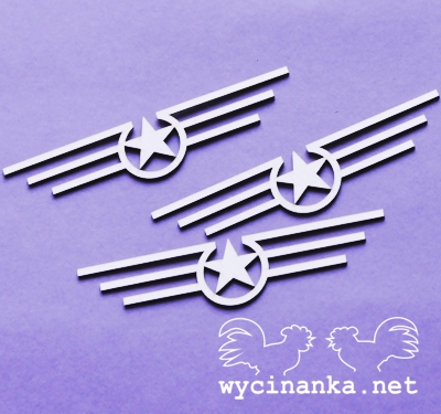 Вырубные элементы из чипборда "Американская мечта",бордюры (448)