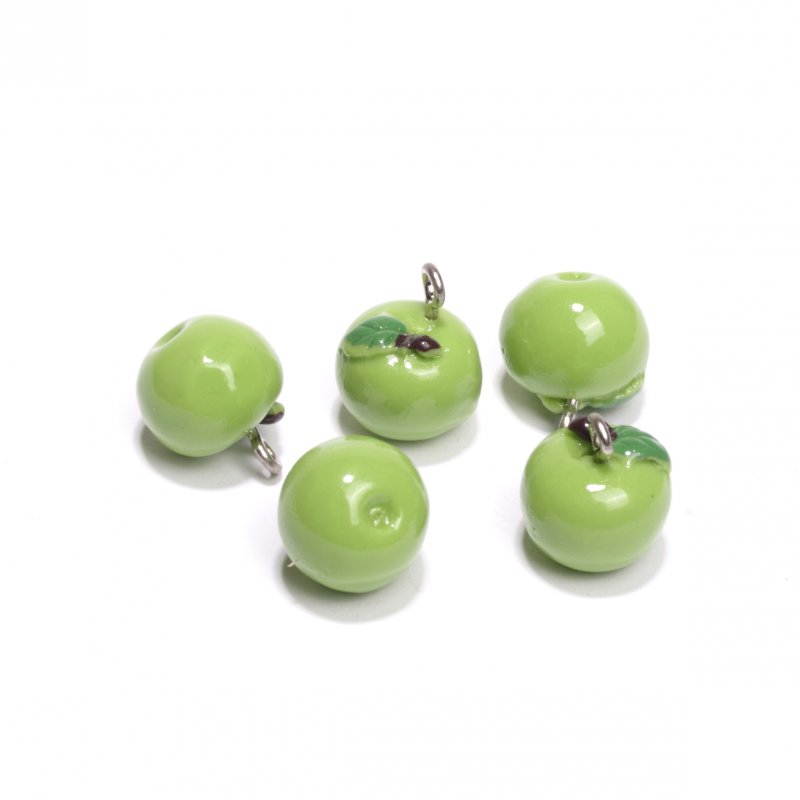 Подвеска "яблочко", цвет зелёный (297)