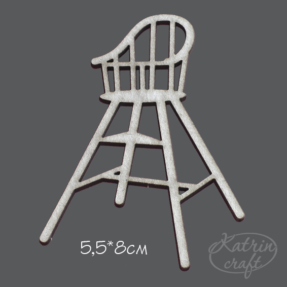 Чипборд "Детский стульчик маленький"