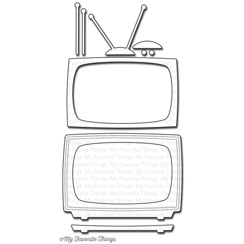 Ножи для вырубки My Favorite Things "Телевизор"