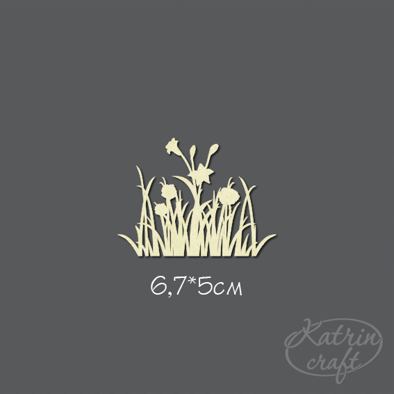 Чипборд "Луговые цветы"