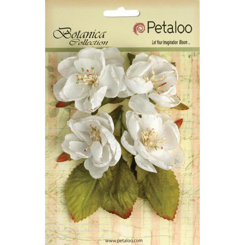 Набор цветов Petaloo "Botanica Blooms",белый