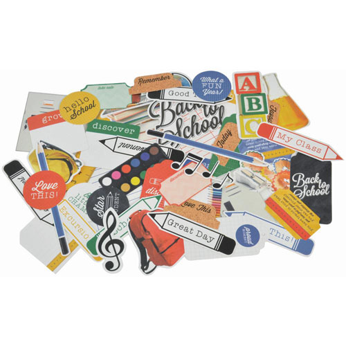 Набор вырубки из картона Kaisercraft "2 Cool 4 School"