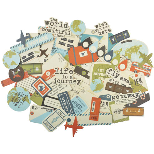 Набор вырубки из картона Kaisercraft "Wanderlust"