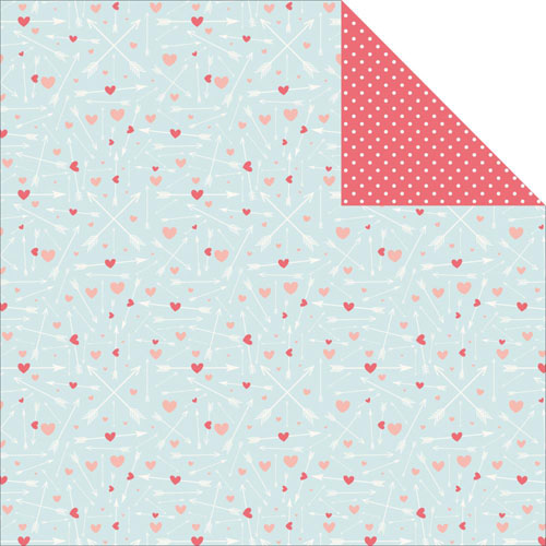 Двусторонняя бумага Kaisercraft "XO" True Love (Kaiser423)