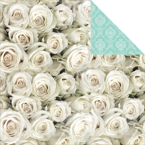 Двусторонняя бумага Kaisercraft "Blue Bay" Turquoise (Kaiser425)