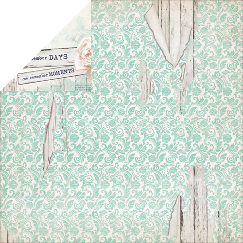 Двусторонняя бумага Kaisercraft "Blue Bay" Placid (Kaiser427)