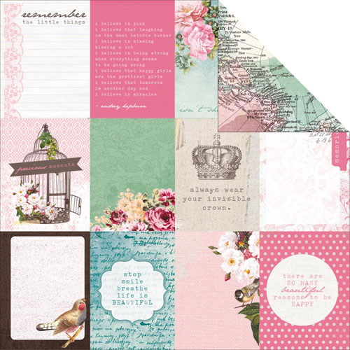 Двусторонняя бумага Kaisercraft "Oh So Lovely" Lass (Kaiser437)